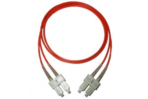 SC to SC, Multimode 50/125um, duplex, 3.0mm x 2 cable, 10 meter